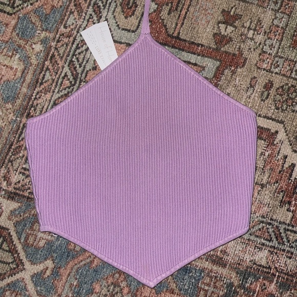 House of Harlow 1960 Tops - NWT House of Harlow 1960 Lilac Halter Neck Tank